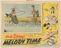 5y0834 MELODY TIME LC #4 1948 Disney cartoon, Pecos Bill watches Slue-Foot Sue ride giant catfish!