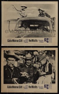 5y0997 MISFITS 2 LCs 1961 sexy Marilyn Monroe, Clark Gable, Montgomery Clift, John Huston!