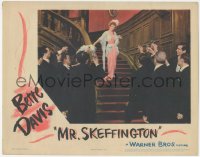 5y0846 MR. SKEFFINGTON LC 1944 lovely Bette Davis is toasted as she walks down the stairs!