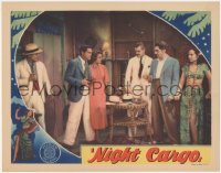 5y0853 NIGHT CARGO LC 1936 Lloyd Hughes protects Julie Bishop from bad guys, Carlotta Monti, rare!