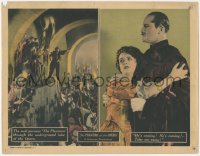 5y0873 PHANTOM OF THE OPERA LC 1925 mob pursues Chaney, c/u of Mary Philbin & Norman Kerry, rare!