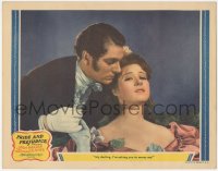 5y0877 PRIDE & PREJUDICE LC 1940 Laurence Olivier asks Greer Garson to marry him, Jane Austen!