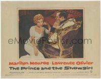 5y0879 PRINCE & THE SHOWGIRL LC #2 1957 sexy Marilyn Monroe sits in front of royal Laurence Olivier!