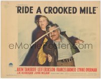 5y0893 RIDE A CROOKED MILE LC 1938 c/u of Akim Tamiroff shielding Frances Farmer, ultra rare!