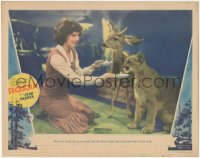 5y0912 SEQUOIA LC 1934 Jean Parker's love made puma cub & fawn forget the law of the wild, rare!