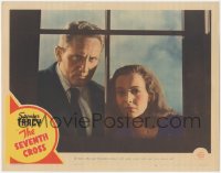 5y0914 SEVENTH CROSS LC 1944 Spencer Tracy & Signe Hasso at window, directed by Fred Zinnemann!