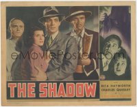 5y0915 SHADOW LC 1937 best portrait of scared young Rita Hayworth, Charles Quigley & cast, rare!