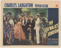 5y0921 SIDEWALKS OF LONDON LC 1940 sexy Vivien Leigh with Rex Harrison & other performers, rare!