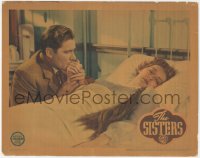 5y0924 SISTERS LC 1938 c/u of Errol Flynn with unconscious Anita Louise in hospital bed, ultra rare!