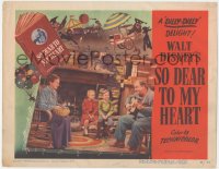 5y0926 SO DEAR TO MY HEART LC #3 1949 Burl Ives playing guitar for Beulah Bondi & children!