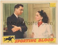 5y0929 SPORTING BLOOD LC 1940 Robert Young says Maureen O'Sullivan is here to cause trouble, rare!