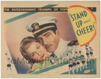 5y0932 STAND UP & CHEER LC 1934 best portrait of uniformed John Boles & pretty Madge Evans, rare!