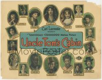 5y0751 UNCLE TOM'S CABIN TC 1927 great portraits of James B. Lowe & the entire cast, very rare!