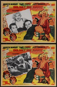 5y0147 SOME LIKE IT HOT 4 Mexican LCs R1990s Marilyn Monroe, Tony Curtis & Jack Lemmon!