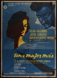 5y0471 UNA MUJER MAS Mexican poster 1957 Rogelio A. Gonzalez, Elsa Aguirre, Jose Galvez!