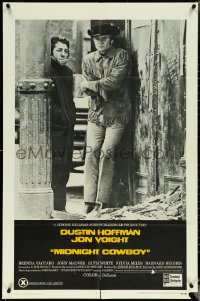 5y1268 MIDNIGHT COWBOY 1sh 1969 Dustin Hoffman, Jon Voight, John Schlesinger classic, x-rated!