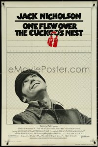 5y1303 ONE FLEW OVER THE CUCKOO'S NEST 1sh 1975 Jack Nicholson, Milos Forman classic, pre-awards!