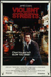 5y1447 THIEF int'l 1sh 1981 Michael Mann, cool image of James Caan, Violent Streets!