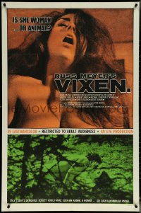 5y1479 VIXEN 1sh 1968 classic Russ Meyer, is sexy naked Erica Gavin woman or animal?