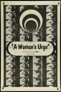 5y1510 WOMAN'S URGE 1sh 1965 how many men does sexy nympho Maude Fergusson need?