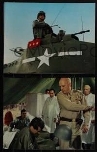 5y0486 PATTON 14 color 11x14 stills 1970 General George C. Scott, WWII, Franklin J. Schaffner!