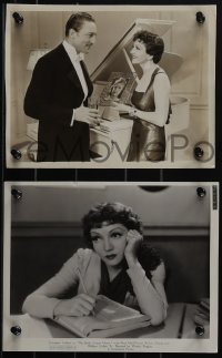 5y1811 CLAUDETTE COLBERT 4 7.75x10 to 8.25x10.25 stills 1930s wonderful portrait images of the star!