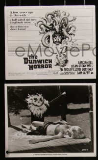 5y1773 DUNWICH HORROR 15 8x10 stills 1970 AIP horror, sexy Sandra Dee in Lovecraft's tale of terror!