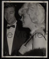 5y1816 JAYNE MANSFIELD 4 7x9 stills 1950s-1960s with husband Mickey Hargitay and others!