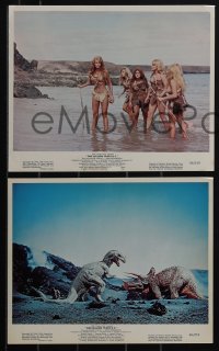 5y1824 ONE MILLION YEARS B.C. 4 color 8x10 stills 1967 sexy cavewoman Raquel Welch, with cool fx!