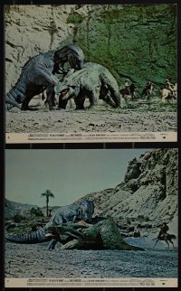 5y1791 VALLEY OF GWANGI 8 8x10 mini LCs 1969 Ray Harryhausen fx, cowboys capture dinosaur!