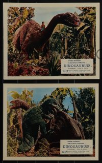 5y1560 DINOSAURUS 8 color English FOH LCs 1960 prehistoric T-rex & brontosaurus dinosaurs!