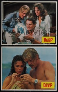 5y0966 DEEP 8 LCs 1977 Jacqueline Bisset & Nick Nolte with find treasure in the ocean, Peter Yates!