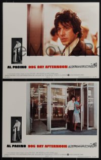 5y0967 DOG DAY AFTERNOON 8 int'l LCs 1976 Al Pacino, Sidney Lumet's bank robbery crime classic!