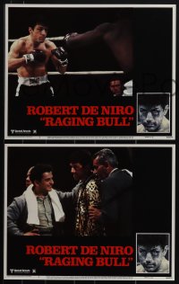 5y0974 RAGING BULL 8 LCs 1980 Martin Scorsese boxing classic, Robert De Niro as boxer Jake LaMotta!