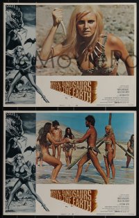 5y0985 WHEN DINOSAURS RULED THE EARTH 8 LCs 1971 Hammer, super sexy cavewoman Victoria Vetri!