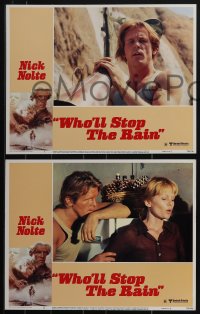 5y0986 WHO'LL STOP THE RAIN 8 LCs 1978 cool images of Nick Nolte & Tuesday Weld!