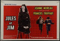 5z0801 JULES & JIM Belgian 1962 Francois Truffaut's Jules et Jim, Jeanne Moreau, Oskar Werner