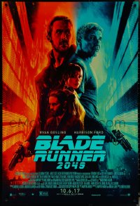 5z0323 BLADE RUNNER 2049 advance DS 1sh 2017 great montage image with Harrison Ford & Ryan Gosling!