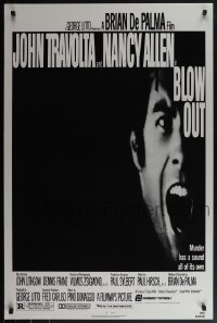 5z0328 BLOW OUT 1sh 1981 John Travolta, Brian De Palma, Allen, murder has a sound all of its own!