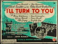 5z0099 I'LL TURN TO YOU British quad 1946 London Symphony Orchestra, different and ultra rare!