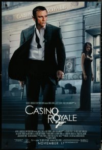 5z0341 CASINO ROYALE advance DS 1sh 2006 Daniel Craig as James Bond & sexy Eva Green!