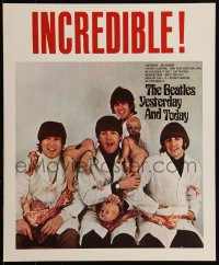 5z0777 BEATLES 18x22 commercial poster 2000s John, Paul, George & Ringo, Yesterday and Today!