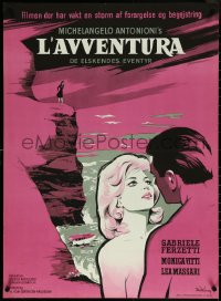 5z0238 L'AVVENTURA Danish 1961 Michelangelo Antonioni, sexiest Monica Vitti by Stilling, ultra rare!