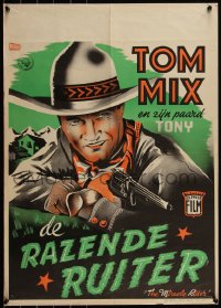 5z0768 MIRACLE RIDER Dutch 1935 Tom Mix is the idol of every boy in the world, different art!