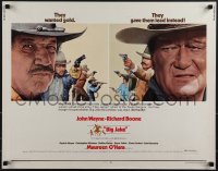 5z0830 BIG JAKE 1/2sh 1971 Richard Boone wanted gold but John Wayne gave him lead instead!