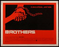 5z0833 BROTHERS 1/2sh 1977 Bernie Casey, Vonetta McGee, Saul Bass artwork!