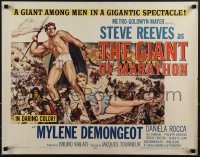 5z0842 GIANT OF MARATHON style B 1/2sh 1960 Jacques Tourneur & Mario Bava, Steve Reeves, Demongeot!