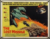 5z0851 LOST MISSILE 1/2sh 1958 horror of horrors from outer Hell comes to burn the world alive!