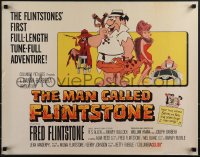 5z0852 MAN CALLED FLINTSTONE 1/2sh 1966 Hanna-Barbera, Fred, Barney, Wilma & Betty, spy spoof!