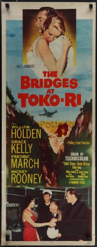 5z0673 BRIDGES AT TOKO-RI insert 1954 Grace Kelly, William Holden, Korean War, by James Michener!